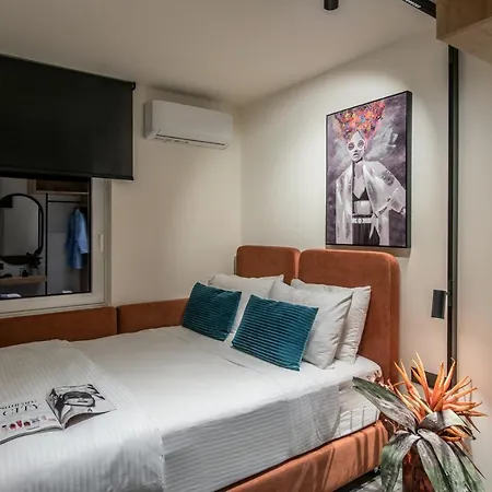 公寓 Maison Aqua With Private Mini Pool Jacuzzi 赫索尼索斯